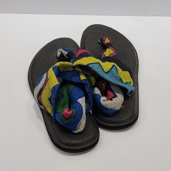 Sanuk Chevron ankle strap flip flop - Picture 6 of 10